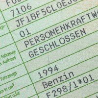 Fahrzeugzulassung